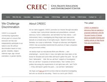 Tablet Screenshot of creeclaw.org
